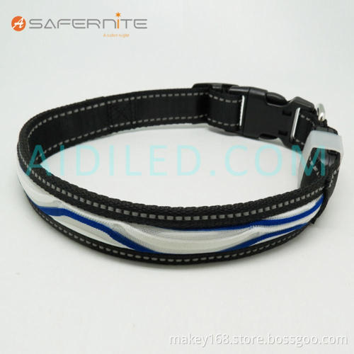 Rechargeable Illuminated Led Dog Collars Lighted